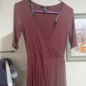Burgundy Dress